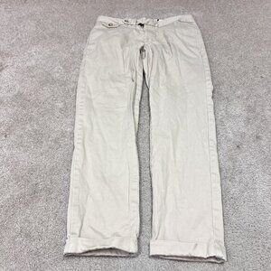 Ralph Lauren Sport Pants Beige Skinny Leg Women's Size 4 Pockets